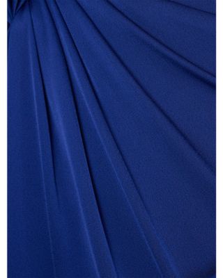Twist Front Satin Dress