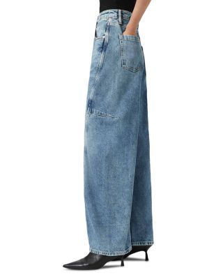 Carter Mid Rise Barrel Jeans in Indigo