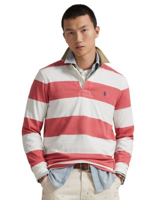 Classic Fit Khaki Collar Rugby Shirt