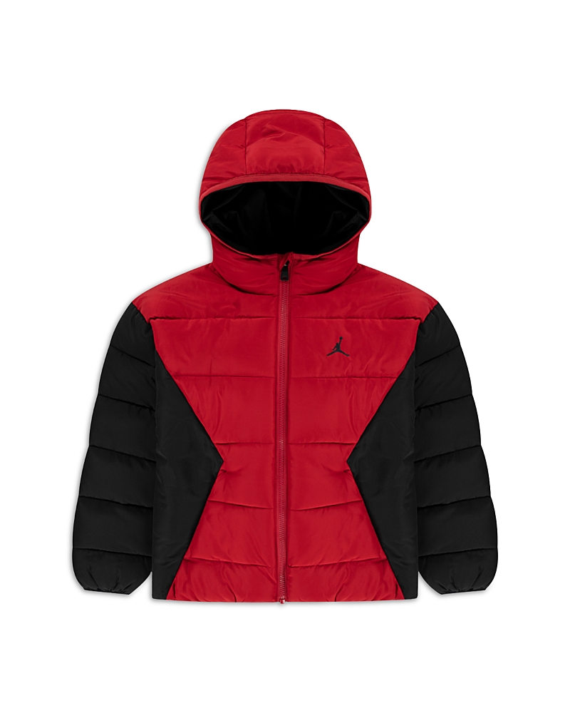 Jordan Big Kids' Brooklyn Puffer In Red