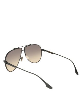 Buckle Aviator Sunglasses, 63mm