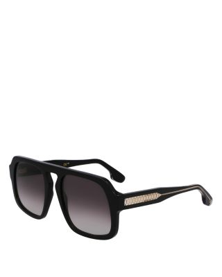Chain Rectangular Sunglasses, 53mm