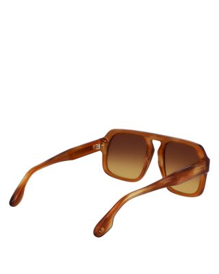 Chain Rectangular Sunglasses, 53mm