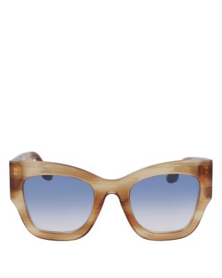 Plaque Butterfly Sunglasses, 51mm