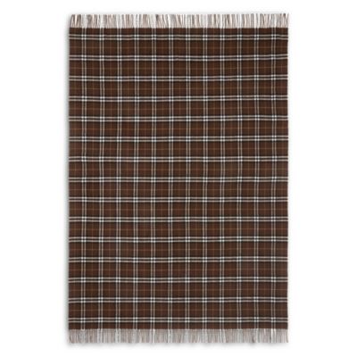Check Cashmere Blanket, 78&amp;quot; x 55&amp;quot; - Exclusive