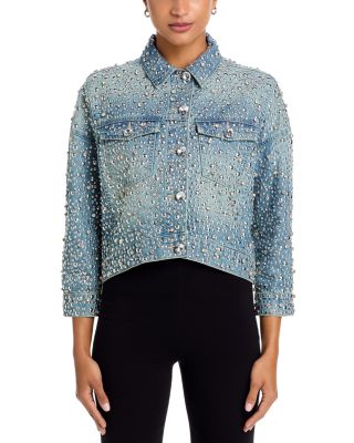 Vangie High Low Embellished Jacket