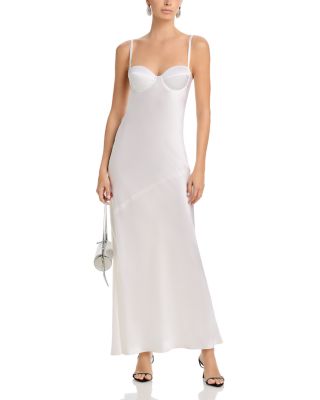 Sayla Silk Bias Cut Maxi Dress