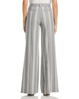 Allanah Stripe Mid Rise Pants