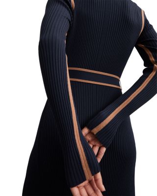 Ella Color Blocked Knitted Midi Dress