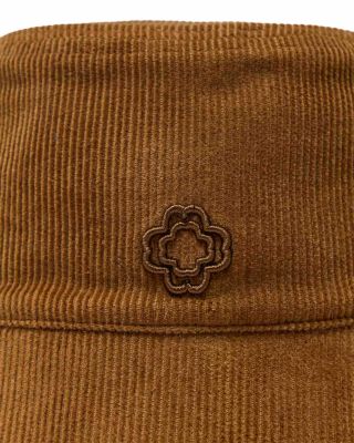 Corduroy &amp; Faux Shearling Reversible Bucket Hat