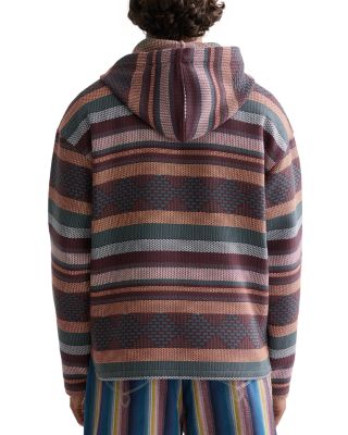 Jacquard Striped Hoodie