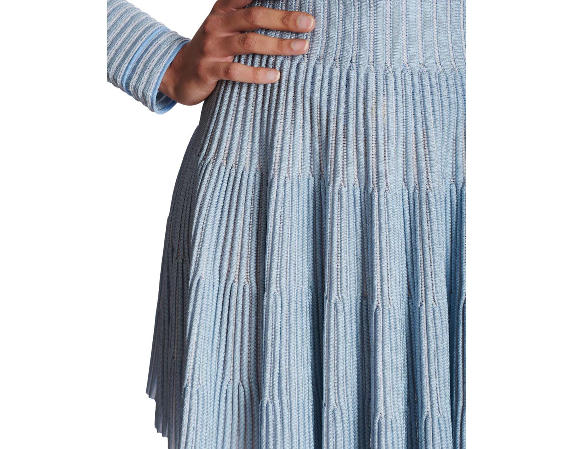 A-Line Textured Knit Skirt — Image 12