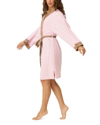 x PQ Swim Contrast Trim Floral Sleepwear Robe