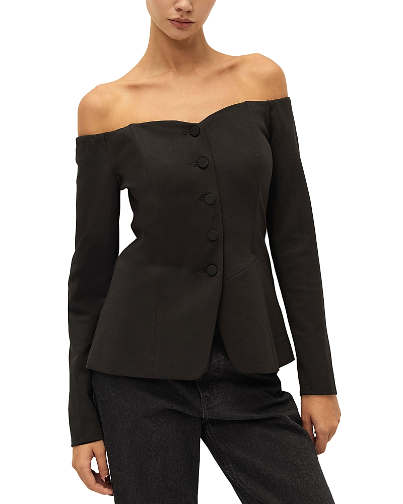 Elodie The Label Ara Off Shoulder Top