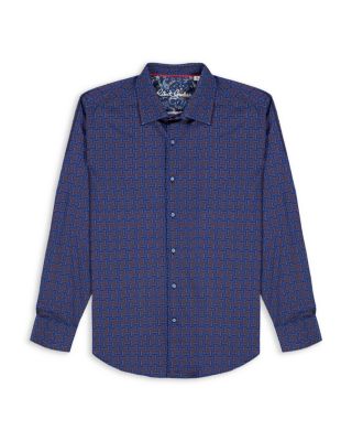 Talbot Cotton Blend Button Down Shirt