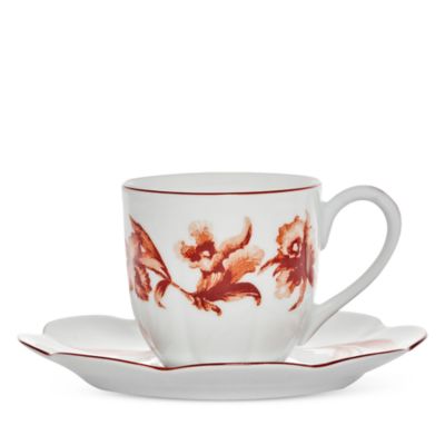 Espresso Cup and Saucer Rouge de Fer