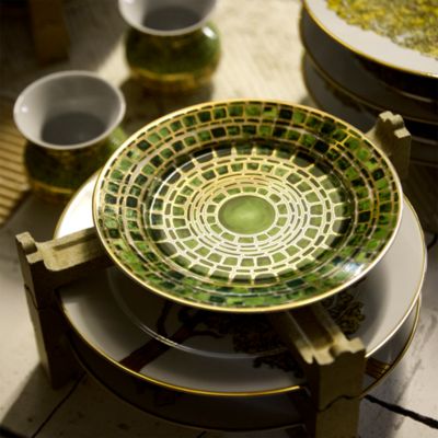 Dessert Plate, Jade Green