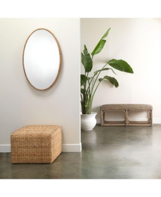 Sparrow Braided Oval Mirror