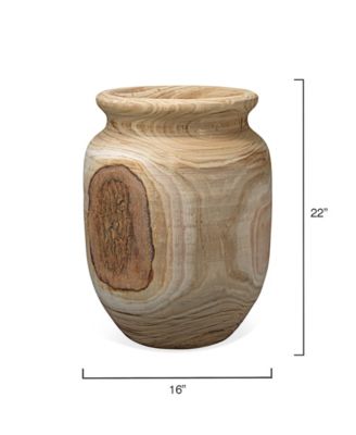 Topanga Wooden Decorative Vase