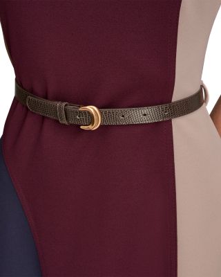 Color Block A Line Dress