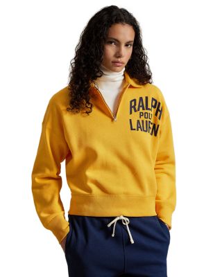 Logo Fleece Quarter Zip Sweatshirt