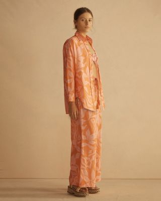 BRASILE Gathered Wide Leg Pant