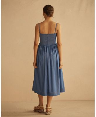 CAMBRICO&nbsp;Stitch Detail Midi Dress