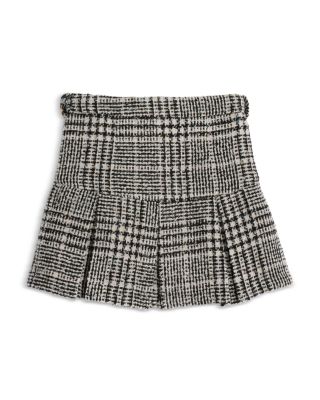 Girls' Boucle Skirt with Chain Belt - Big Kid