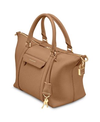 Small Leather Weekender Bag