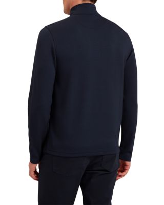 Simonea Textured Panel Half Zip Sweatshirt