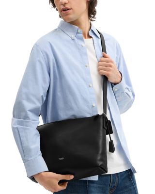 Unisex Mott Leather Messenger Bag