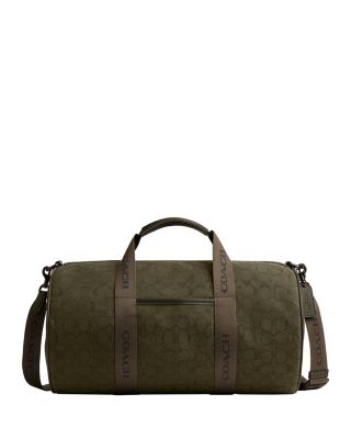 Theo Signature Jacquard Duffle Bag