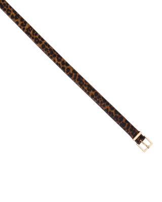 Women's Animal Print Calf Hair Belt