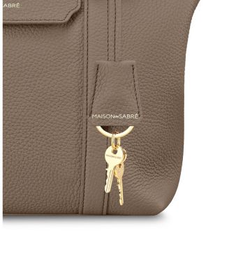 Small Leather Weekender Bag