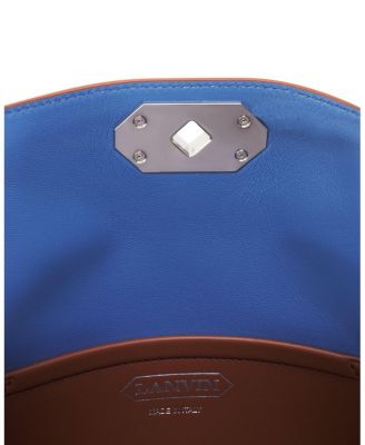  Compagnon Asymmetrical Leather Clutch Bag