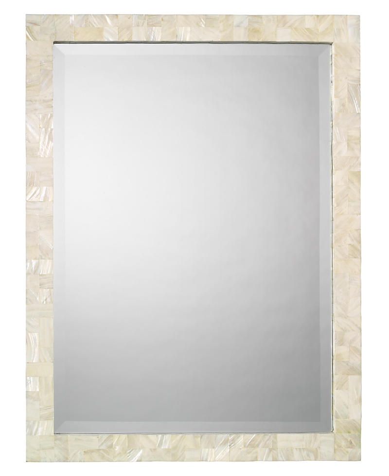 Jamie Young Rectangle Mirror In White
