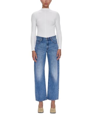 Lexi High Rise Straight Jeans in Metropolis