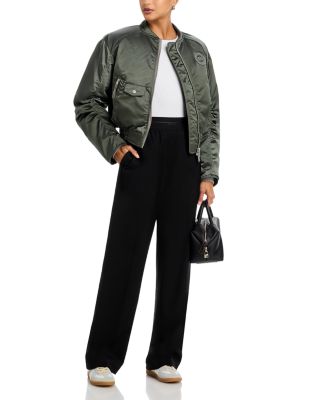 Jade Down Bomber Jacket