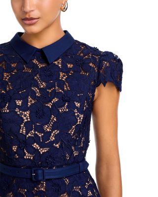 Guipure Lace Midi Dress