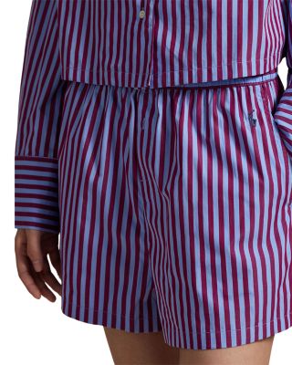 Cropped Shirt & Boxer Sleep Set