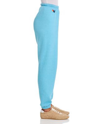 Rainbow-Stripe Sweatpants in Magenta/Orange/Yellow