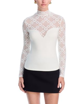 Knit Long Sleeve Turtleneck Top - Exclusive