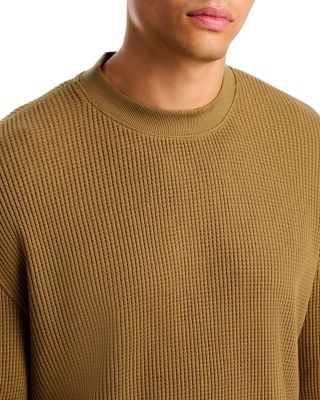 Waffle Knit Sweatshirt