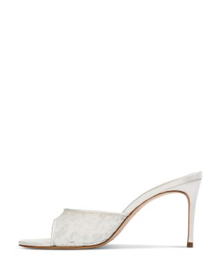 Women's Angled Snip Toe Lace Mules