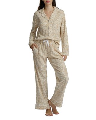 Notch Collar Pajama Set