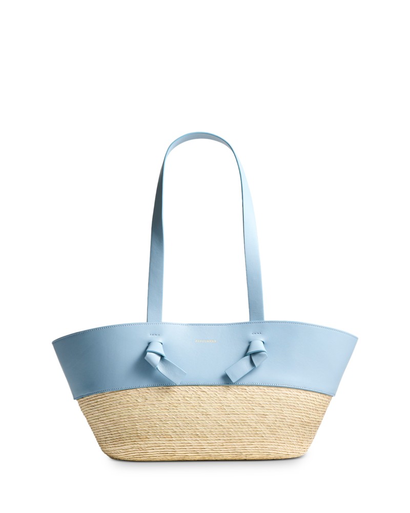 Altuzarra Knotted Small Basket Bag in Danube