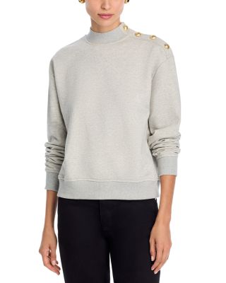 Hylda Button Shoulder Sweatshirt
