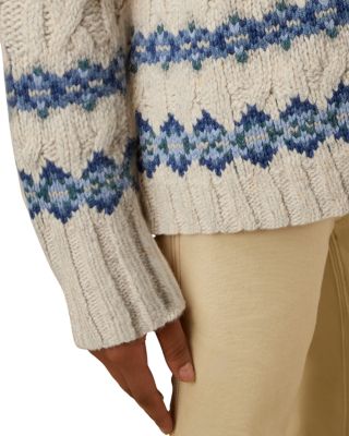 Fair Isle Cardigan Sweater