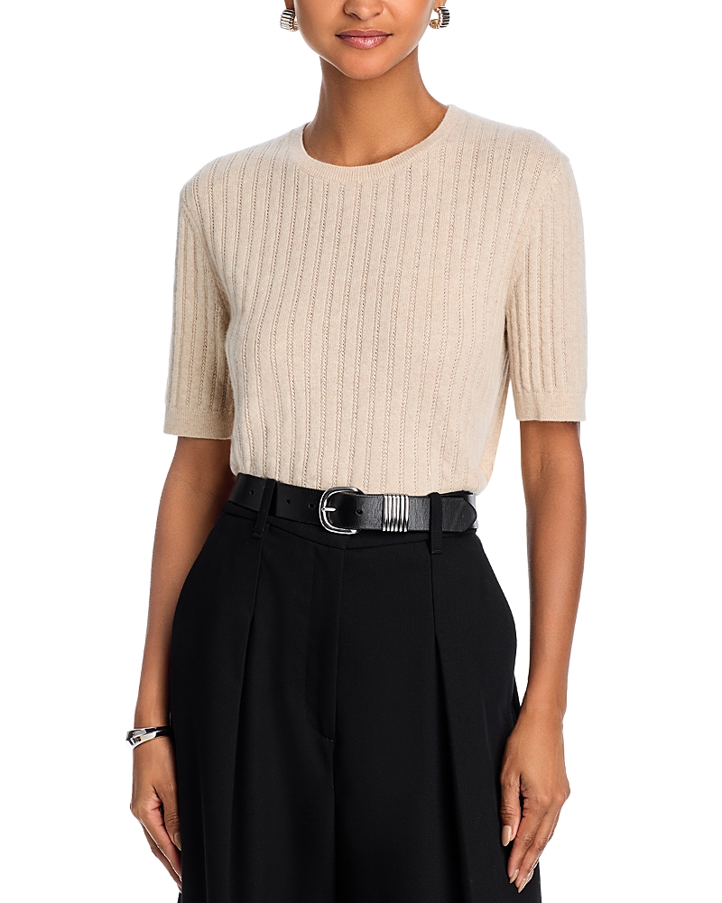 Rag & Bone Wren Cashmere Sweater In White
