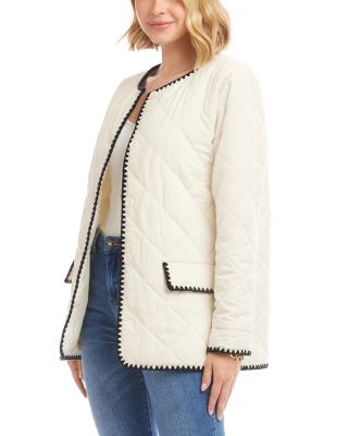 Edge Stitch Quilted Jacket